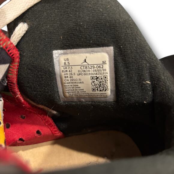 Men's Air Jordan 9 Retro Hare Size 8.5 - Picture 6 of 6